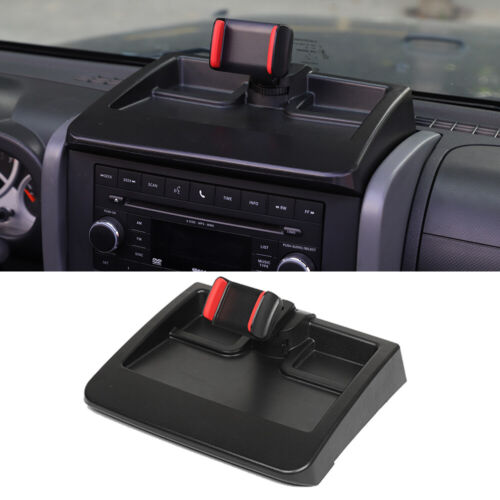 Dash Multi-Mount Phone Holder Storage Tray Mount for 2007-2011 Jeep Wrangler JK - Picture 1 of 7