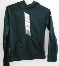 Boys' Nike Therma Black Graphic Pullover Training Hoodie Size L CU8996 010