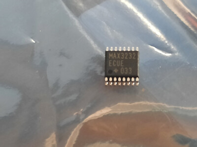 Genuine Maxim MAX3232ECUE+ ( 1 piece ) RS-232 TRANSCEIVER SSOP  Plastic IC
