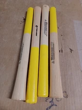 17" KEN TOOL (T11CH) REPLACEMENT HICKORY HANDLE WITH SAFETY GRIP 4 PCS