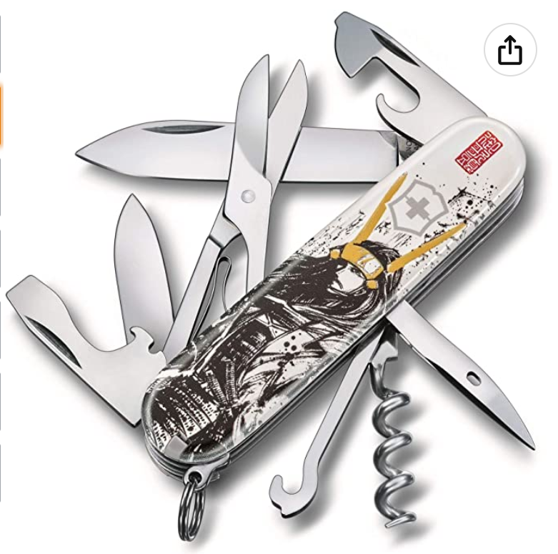 VICTORINOX Sengoku Sumie Climber Mitsunari Ishida New Japan ‎‎9.1