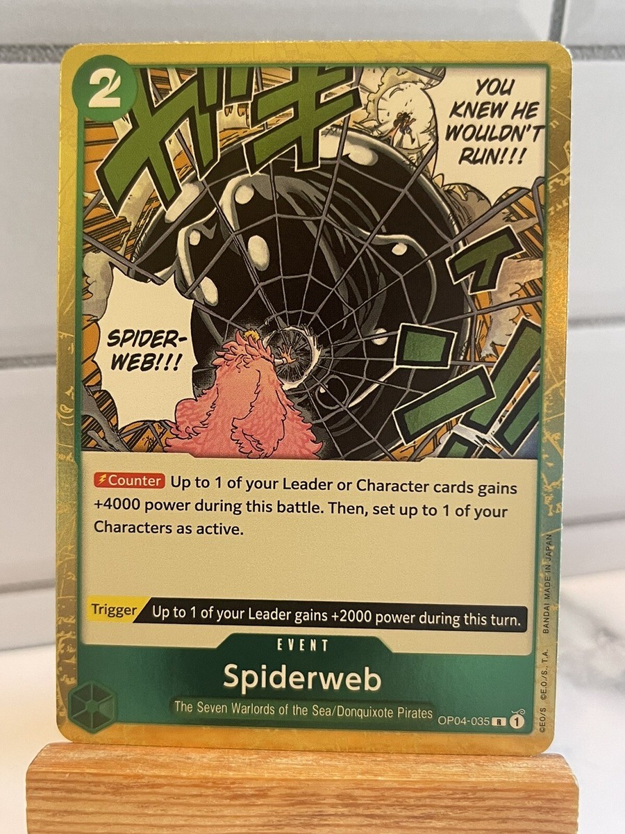 Spiderweb - OP04-035 - NM - One Piece TCG | eBay