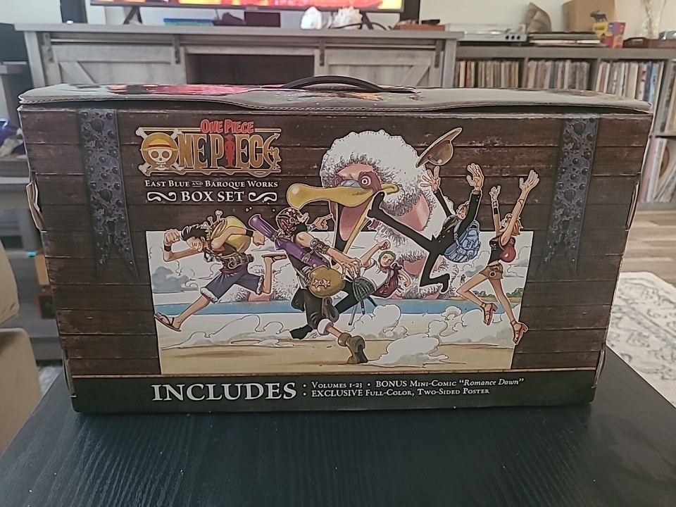 One Piece Box Set 1 East Blue and Baroque Works By Eiichiro Oda BOX