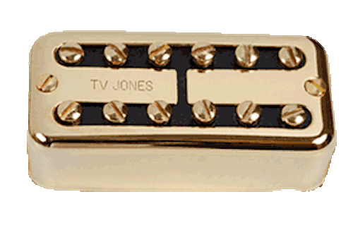 TV Jones Classic Plus Universal Mount Gold Bridge Guitar Pickup (FTP-UVGLD) - Picture 1 of 1