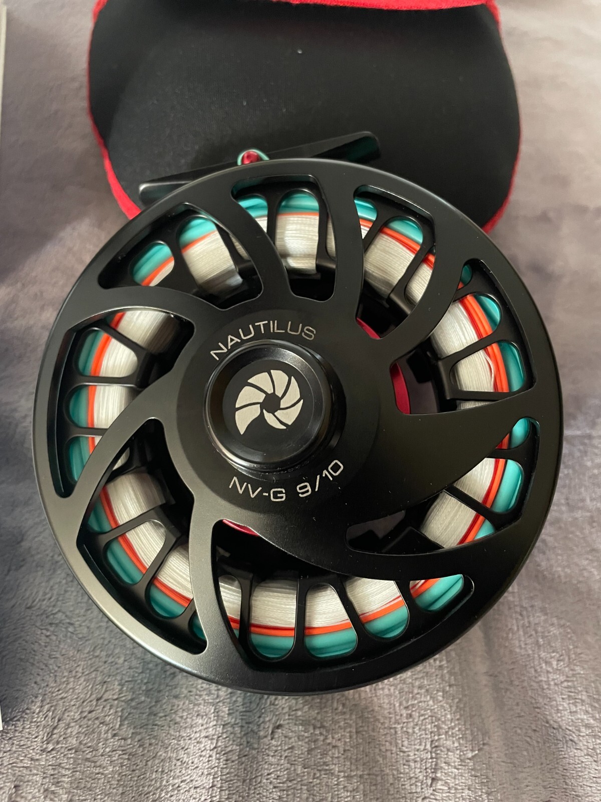 Nautilus Fly Reel NV-G 9/10 LH Retrieve - Spey - Rio Skagit Max - MINT