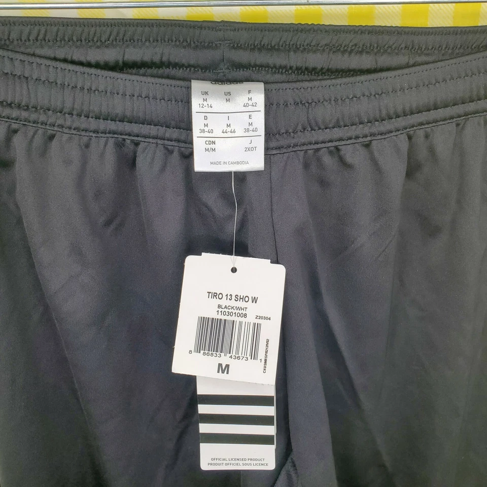 Nuevo con etiquetas Pantalones Cortos de Fútbol Adidas Tiro 13 Negro Cobalto/Blanco Juvenil Mediano - Reino Unido 12-14 Foto 3 de 4