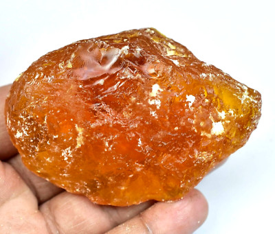 227.50 CT Natürlich Baltisch Karamellbonbon Ei Eigelb Bernstein Facettiert Rough