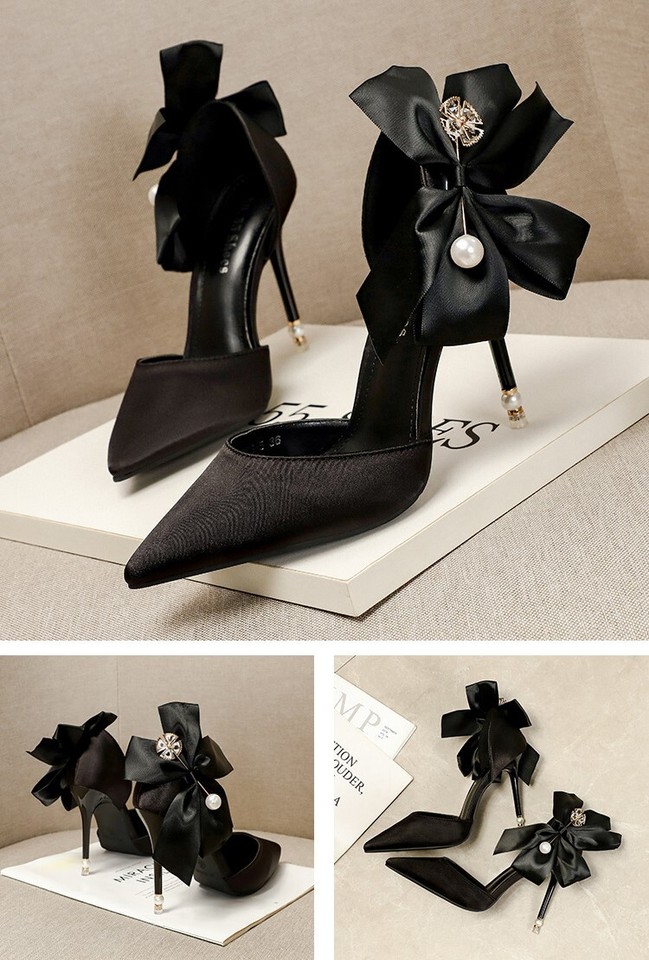 D Orsay Heels Size 4.510.5 New Womens Pointed High Stilettos Pump Faux