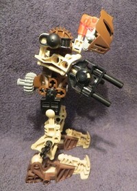 100% COMPLETE LEGO Technic Bionicle 2001 #8531 Pohatu w/Manual No Canister