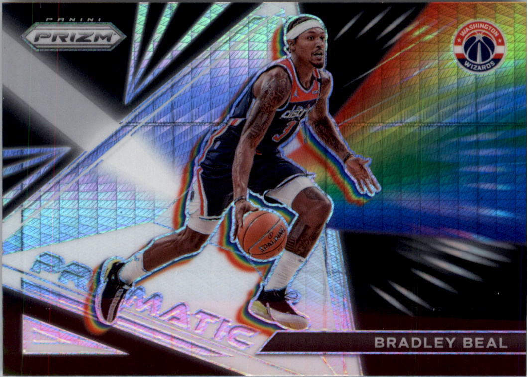 2021-22 Panini Prizm Prizmatic Prizms Hyper #9 Bradley Beal - NM-MT