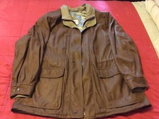 Remy Brown Soft Leather Casual Type Jacket Women’s Size 46(2xl) Usa Made