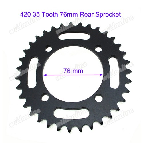 428 63T Rear Sprocket For Chinese Pit Bike Wheels – E-Conic Cycles - Foto 8