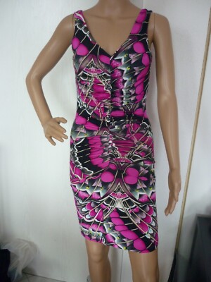 Roberto Cavalli Kleid Trägerkleid Sommerkleid /Cavalli Kleid  S 36 Coctailkleid 