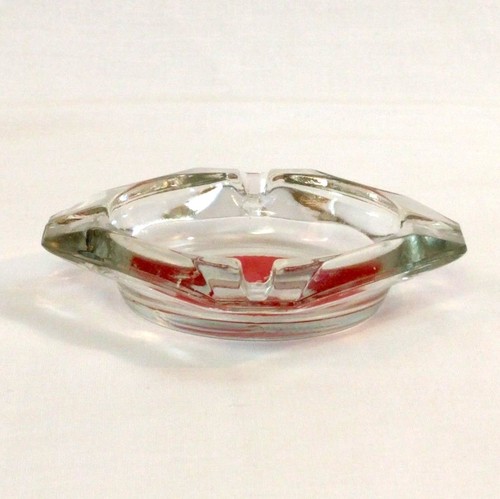 Vintage Square Glass Ashtray Harrahs Reno and Lake Tahoe Souvenir Ashtray - Picture 2 of 4