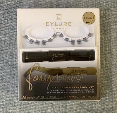 eylure faux pro c curl luxe lash extension kit