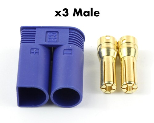 EC5 (5mm bullet/banana) Male Female Connectors/Plugs Housing RC LiPo 12v 24v DC - Picture 13 of 18