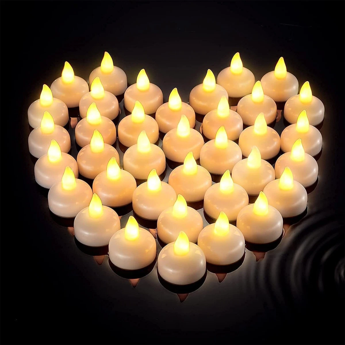 No Electricity Needed Artificial LED Light Diya with Water Sensor for Party