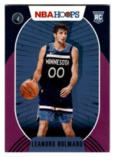 2020-21 Hoops #247 Leandro Bolmaro Purple