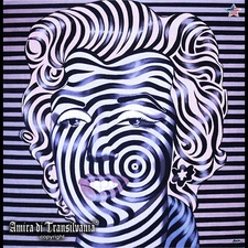 Marilyn Monroe Portrait Optical Painting Artist Pop Art Andy Warhol Portraiture