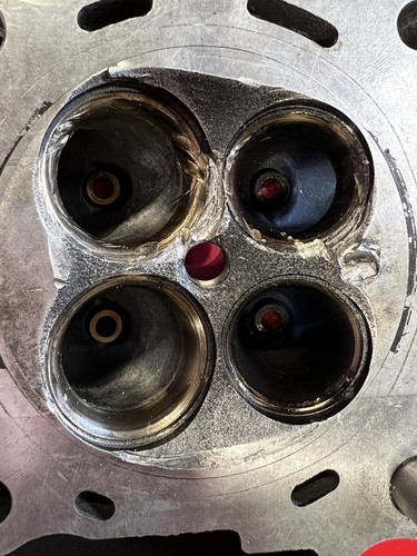 04-07 Honda CRF250R Cylinder Head Assembly 04-06 Honda CRF250X Damaged - Picture 11 of 16