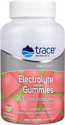 Trace Minerals | Electrolyte Stamina Gummies | Boost Energy, Endurance, Muscl...