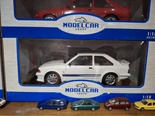 Model Car Group 1/18 Scale MCG18419 - 1985 Ford Escort RS Turbo - White