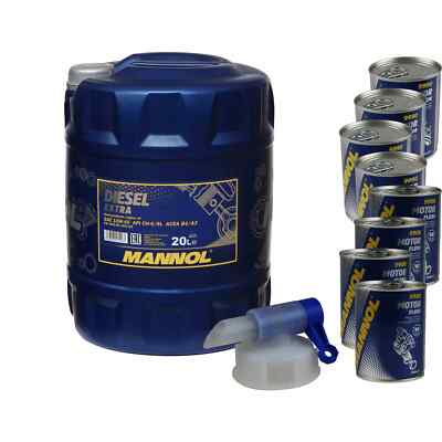 20L Motoröl MANNOL SAE 10W-40 DIESEL EXTRA 4xMotor Doctor+Motor Flush