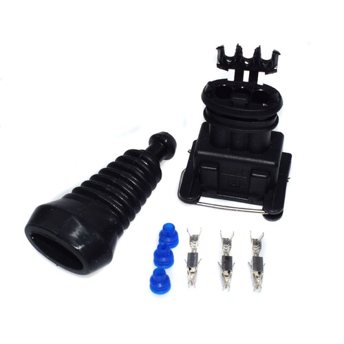 EV1 3 Pin Connector TPS IAC Plug Set Fit For VW Audi Porsche Volvo BMW - Picture 7 of 8