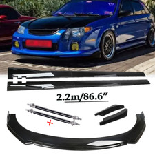 Front Bumper Spoiler Side Skirt Strut Rod Gloss Black For Mazda Protege Body Kit Front Bumper Spoiler Side Skirt Strut Rod Gloss Black For Mazda Protege Body Kit