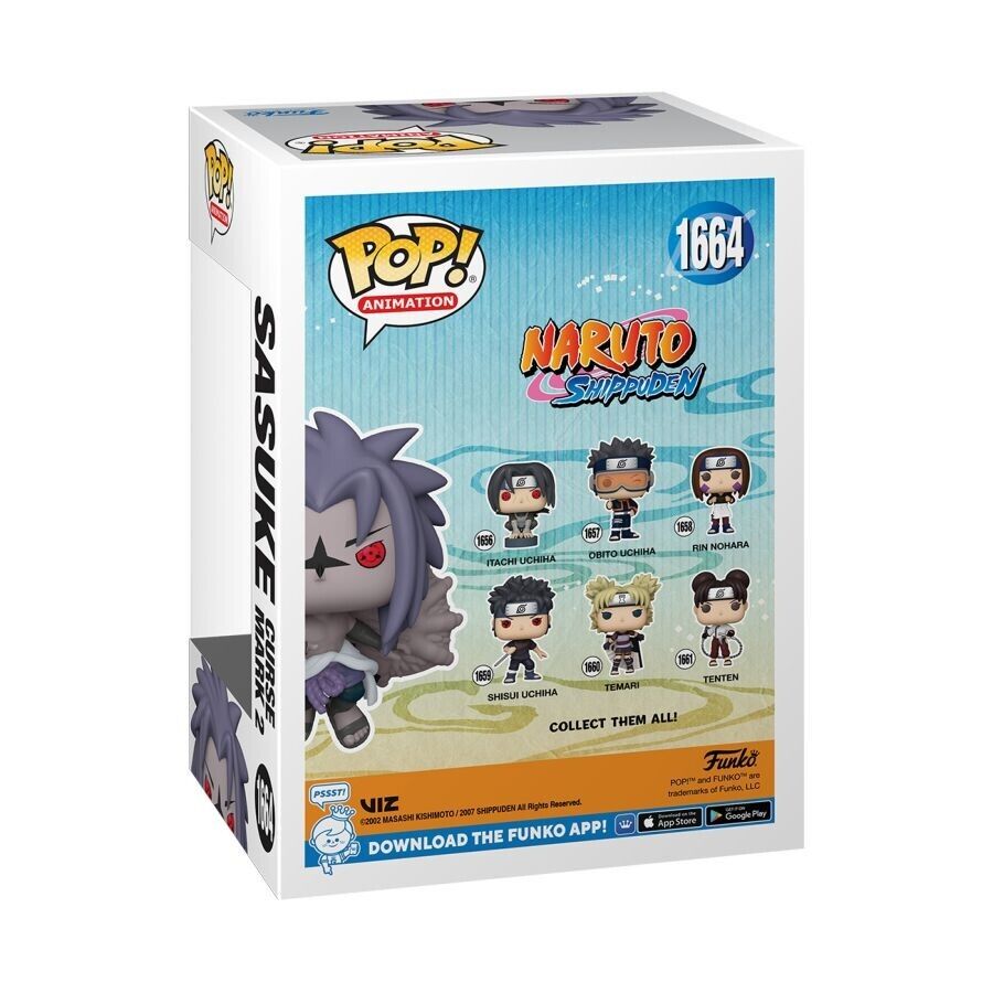Funko Pop! Naruto Shippuden Sasuke Curse Mark 2 #1664 Funko Pop! Naruto Shippuden Sasuke Curse Mark 2 #1664
