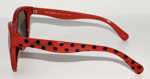 NEW AUTHENTIC DOLCE & GABBANA DG 4176 2873/6G RED BLACK GIRLS’ SUNGLASSES - Picture 4 of 7