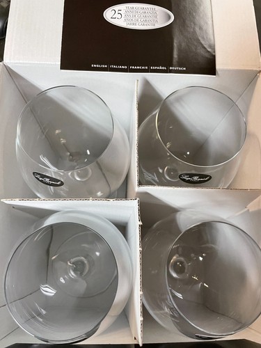 Luigi Bormioli Crescendo Bourgogne 4 set 22 1/4 oz Crystal Wine Glasses - Picture 2 of 2