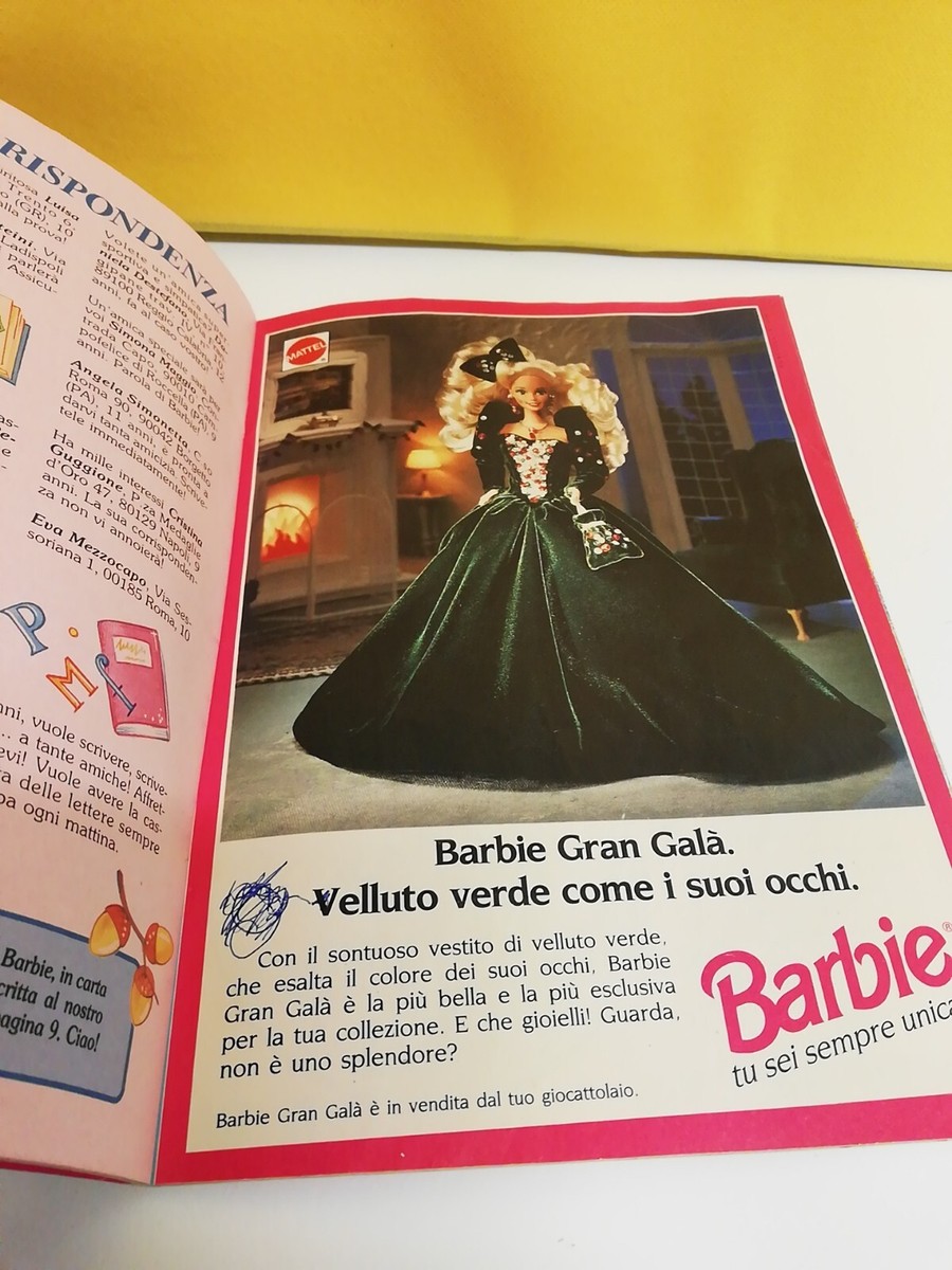 BARBIE RIVISTA OTTOBRE 1992 GIORNALE MATTEL