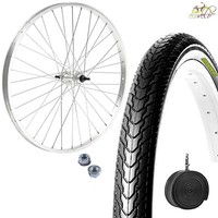 Vorderrad/Felge 26X1 3/8 + StraßEnreifen + Fahrradschlauch Holland City