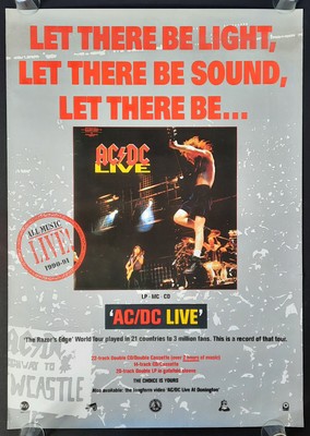 1992 AC/DC Promotion Poster 