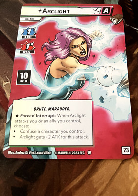 Marvel Champions Next Evolution Promo Karte Arclight Full Art