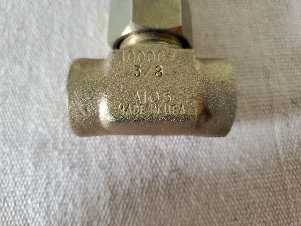 Van Dragon Valve P10F015 - 3/8" A105 10000 - Robinetterie Industrielle - Neuf Avec Défauts Mineurs
