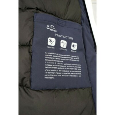 Yes Zee Giubbotto Uomo In Neoprene – J834MN00 – Con Cappuccio, Chiusura Lampo, Colore Nero, Taglia S - 3