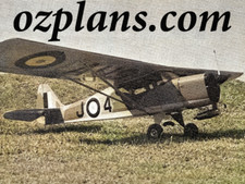 Taylorcraft Auster J4 Giant 72" In WS PRINTED RC MODEL AIRPLANE PLANS TEMPLATES