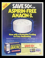 1986 Aspriin-Free Anacin-3 Circular Coupon Advertisement