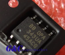 10PCS OPA343UA TI IC OPAMP GP 5.5MHZ RRO 8SOIC NEW OPA343 R11 New