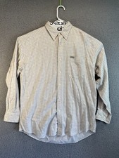 Chaps Ralph Lauren Shirt Mens Large L Multicolor Plaid  Button up Vintage
