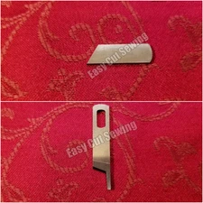Genuine OEM Singer 14U Upper & Lower Knife Set  Serger Overlock # 412585 , 60544