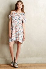 New Anthropologie Maeve Fluttered Watercolor Dress size Medium MSRP: $138