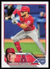 2023 Topps Series 2 #605 Andrew Velazquez Los Angeles Angels NM