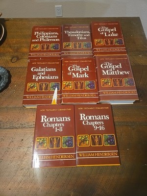 New Testament Commentary 8-Vol Lot William Hendriksen Christian