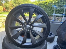 GENUINE TESLA MODEL 3 PERFORMANCE 20" TURBINE ALLOY WHEEL GREY 8.5J 1044227-00-D