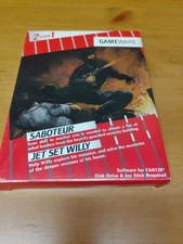 Gameware Saboteur Jet Set Willy Commodore 64 128 Game & Box  image