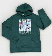 Taylor Swift The Eras Tour Hoodie Small Green Graphic Pullover Tour Dates