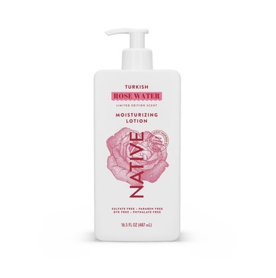 Native Turkish Rose Water Moisturizing Lotion - 16.5oz